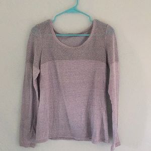 Long sleeve workout shirt